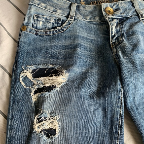 Ripped boot cut guess vintage jeans - Picture 4 of 4
